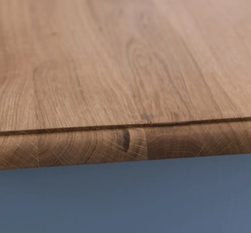 Casa Padrino Schrank im Landhausstil mit 2 Türen, 1 Schublade und Eichenholzplatte, 85 x 35 x 120 cm