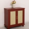 Casa Padrino Schrank im Landhausstil mit 2 Türen, 90 x 47 x 90 cm