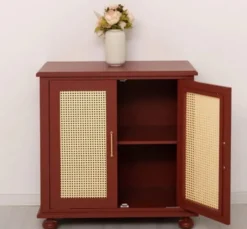 Casa Padrino Schrank im Landhausstil mit 2 Türen, 90 x 47 x 90 cm
