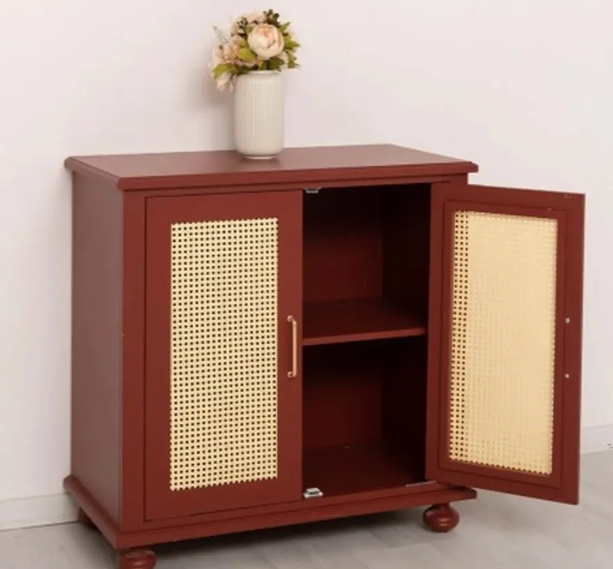 Casa Padrino Schrank im Landhausstil mit 2 Türen, 90 x 47 x 90 cm