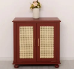Casa Padrino Schrank im Landhausstil mit 2 Türen, 90 x 47 x 90 cm