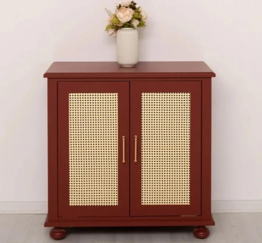 Casa Padrino Schrank im Landhausstil mit 2 Türen, 90 x 47 x 90 cm