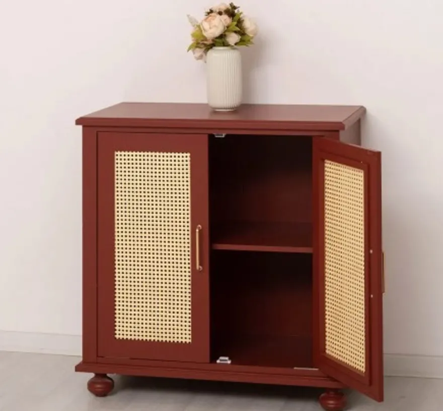 Casa Padrino Schrank im Landhausstil mit 2 Türen, 90 x 47 x 90 cm