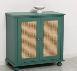 Casa Padrino Schrank im Landhausstil mit 2 Türen, 90 x 47 x 90 cm