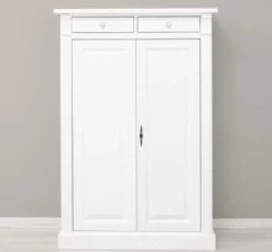 Casa Padrino Schrank im Landhausstil mit 2 Türen, 100 x 42 x 150 cm