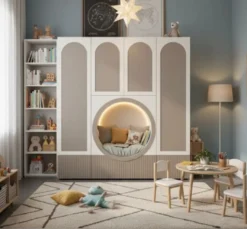 Casa Padrino Schrank im Landhausstil, 240 x 60 x 272 cm