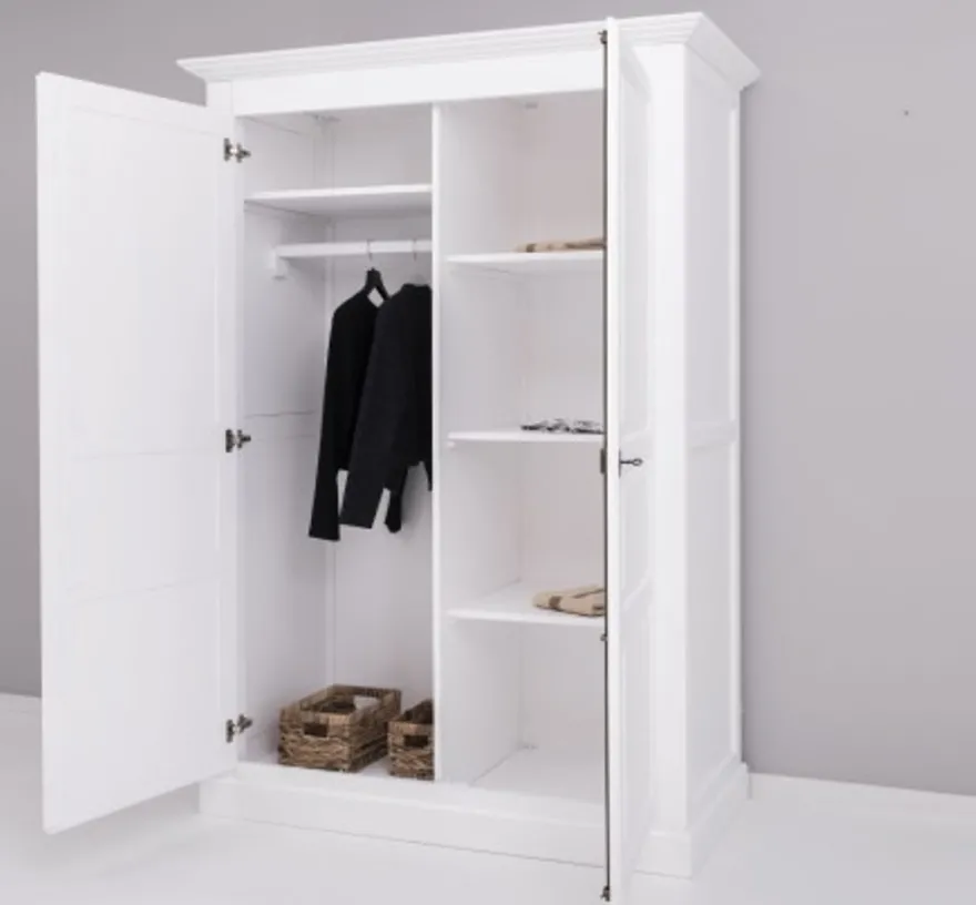 Casa Padrino Schrank im Landhausstil mit 2 Türen, 149 x 67 x 210 cm