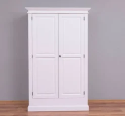 Casa Padrino Schrank im Landhausstil mit 2 Schiebetüren, 125 x 51 x 200 cm
