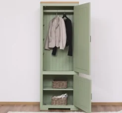 Casa Padrino Schrank im Landhausstil mit 2 Türen, 70 x 35 x 197 cm