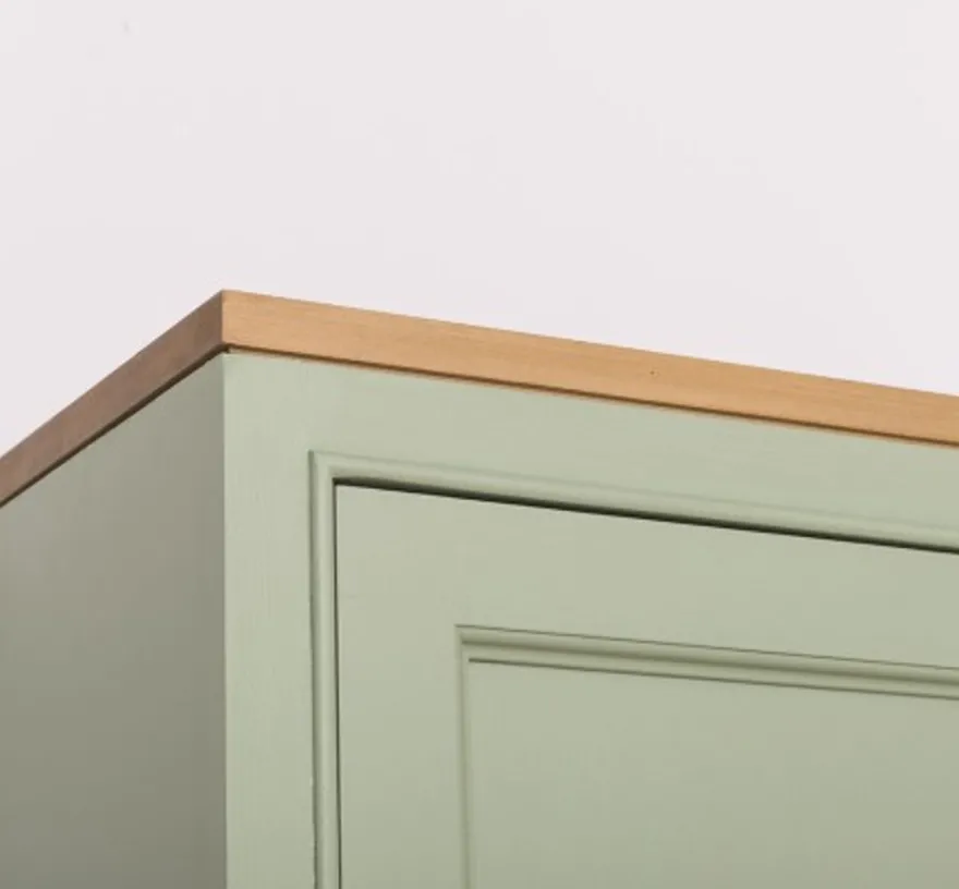 Casa Padrino Schrank im Landhausstil mit 2 Türen, 70 x 35 x 197 cm