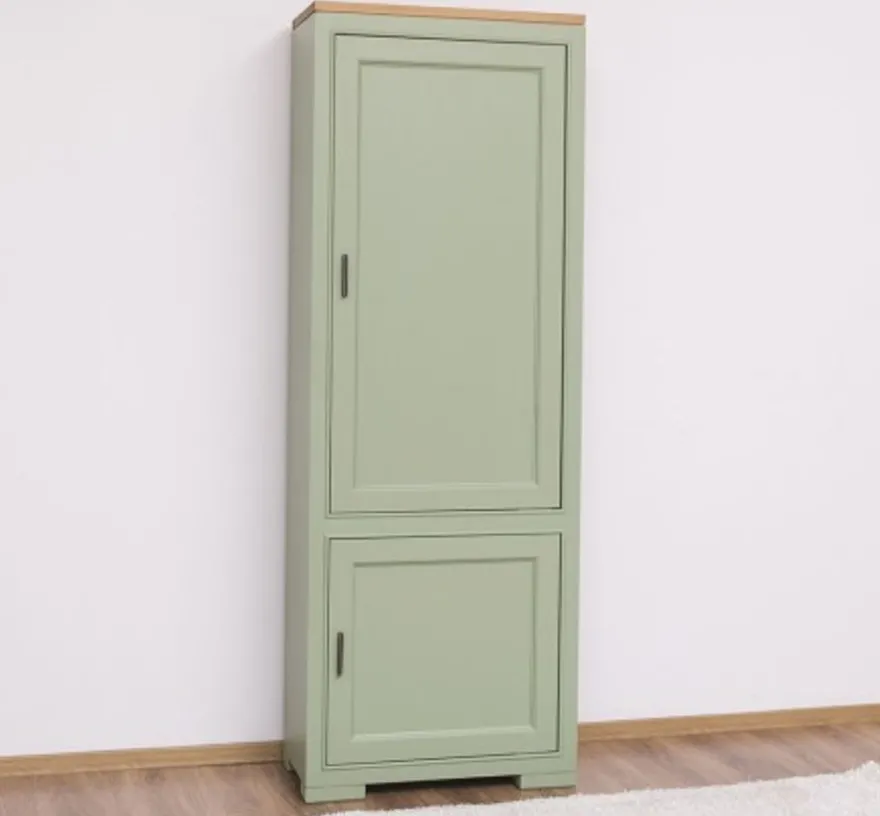 Casa Padrino Schrank im Landhausstil mit 2 Türen, 70 x 35 x 197 cm