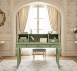 Casa Padrino Schreibtisch im Landhausstil, 130 x 60 x 103 cm