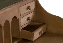 Casa Padrino Schreibtisch im Landhausstil in braun 109 x 60 x H. 110 cm - Landhausstil Kollektion