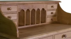 Casa Padrino Schreibtisch im Landhausstil in braun 109 x 60 x H. 110 cm - Landhausstil Kollektion