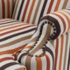 Casa Padrino Sessel mehrfarbig mit schwarzen Beinen 81 x 104 x H. 104 cm - Luxus Kollektion