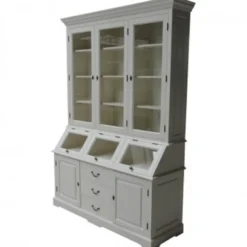 Casa Padrino Shabby Chic Buffetschrank im Landhausstil, Kiefer und MDF, 160 x 50 x 210 cm