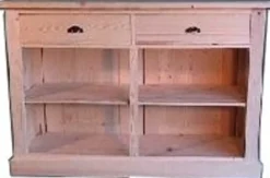 Casa Padrino Shabby Chic Landhaus Stil Theken Schrank Weiß B 140 x T 60 x H 99 cm
