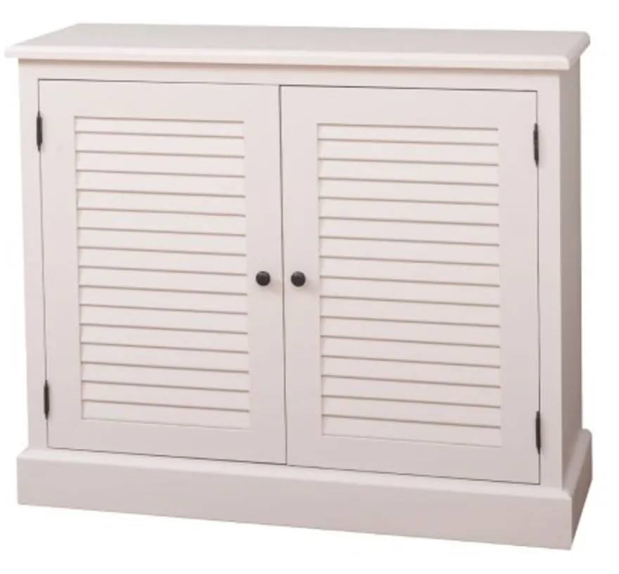 Casa Padrino Sideboard im Landhausstil mit 2 Türen, 108 x 37 x 90 cm