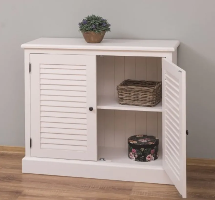 Casa Padrino Sideboard im Landhausstil mit 2 Türen, 108 x 37 x 90 cm