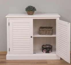 Casa Padrino Sideboard im Landhausstil mit 2 Türen, 108 x 37 x 90 cm