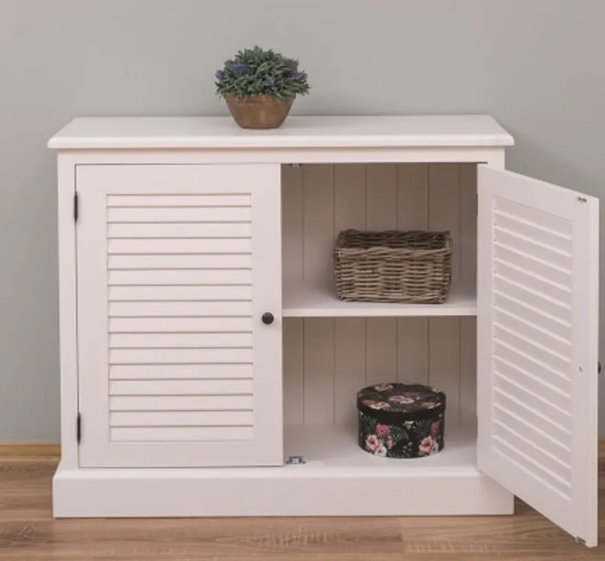 Casa Padrino Sideboard im Landhausstil mit 2 Türen, 108 x 37 x 90 cm