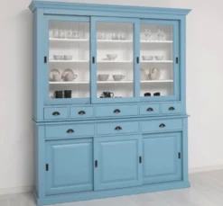 Casa Padrino Sideboard im Landhausstil mit 3 Schiebetüren, 199 x 48 x 225 cm