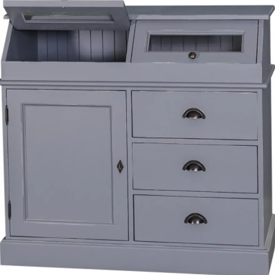 Casa Padrino Sideboard im Landhausstil mit 1 Tür und 3 Schubladen, 107 x 50 x 100 cm