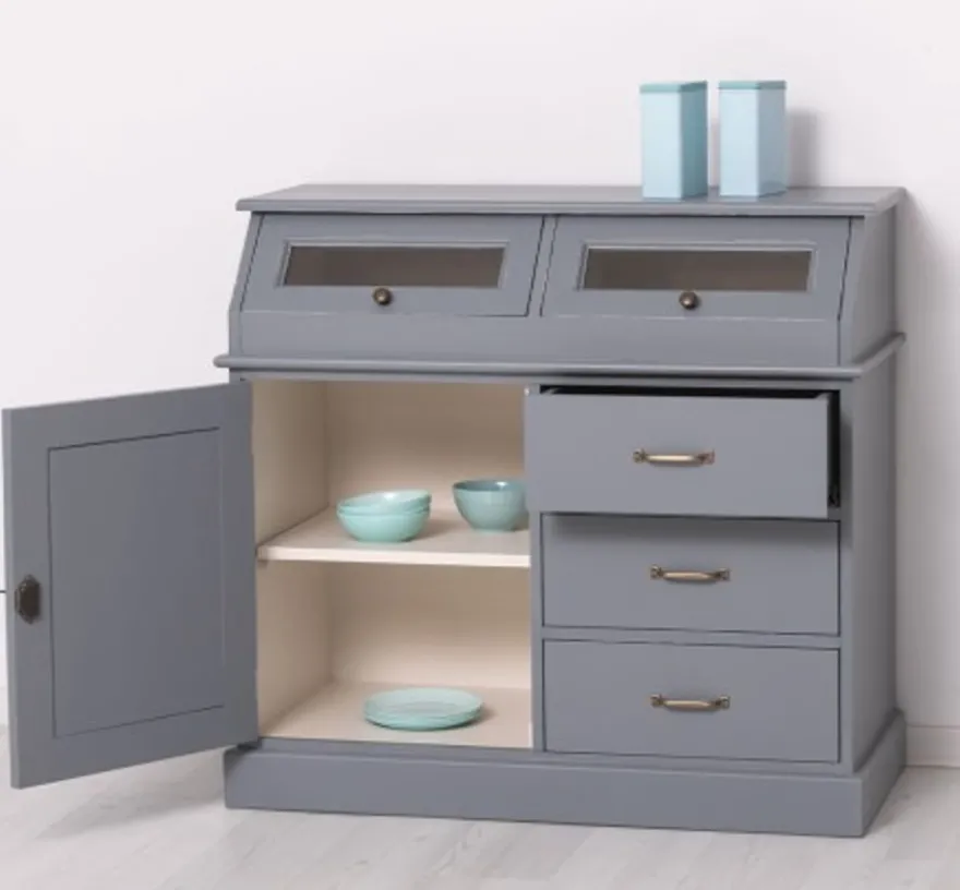 Casa Padrino Sideboard im Landhausstil mit 1 Tür und 3 Schubladen, 107 x 50 x 100 cm