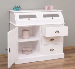 Casa Padrino Sideboard im Landhausstil mit 1 Tür und 3 Schubladen, 107 x 50 x 100 cm