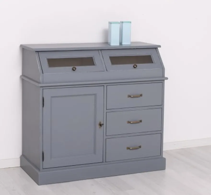 Casa Padrino Sideboard im Landhausstil mit 1 Tür und 3 Schubladen, 107 x 50 x 100 cm