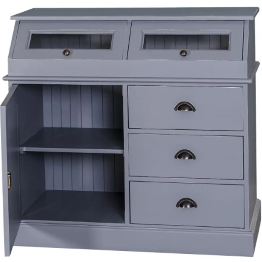 Casa Padrino Sideboard im Landhausstil mit 1 Tür und 3 Schubladen, 107 x 50 x 100 cm