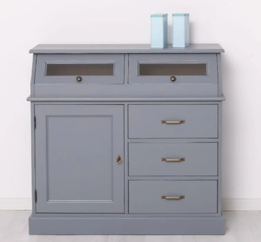 Casa Padrino Sideboard im Landhausstil mit 1 Tür und 3 Schubladen, 107 x 50 x 100 cm