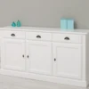 Casa Padrino Sideboard im Landhausstil mit 3 Türen und 3 Schubladen, 172 x 45 x 90 cm