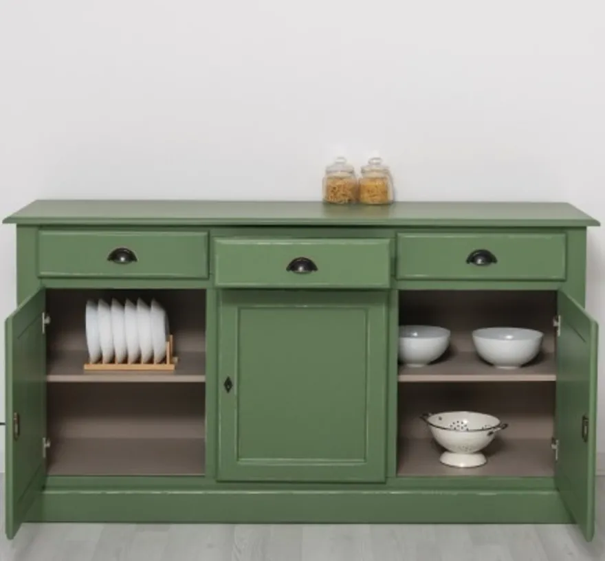 Casa Padrino Sideboard im Landhausstil mit 3 Türen und 3 Schubladen, 172 x 45 x 90 cm
