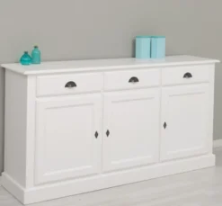 Casa Padrino Sideboard im Landhausstil mit 3 Türen und 3 Schubladen, 172 x 45 x 90 cm