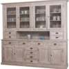 Casa Padrino Sideboard im Landhausstil mit 4 Glastüren und 8 Schubladen, 245 x 47 x 225 cm