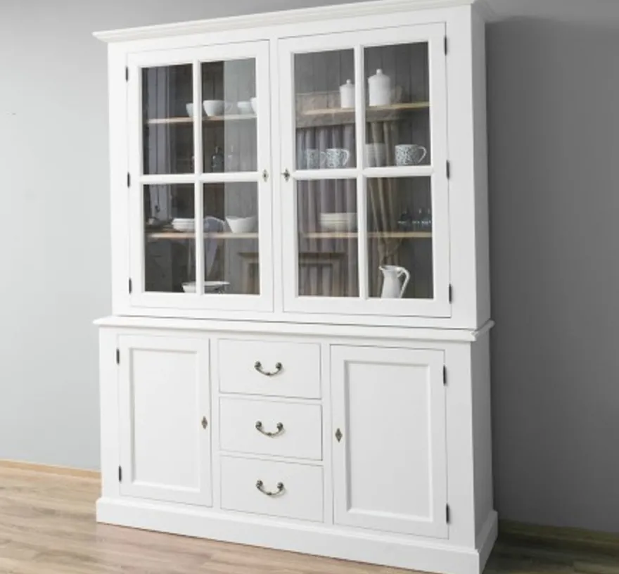 Casa Padrino Sideboard im Landhausstil mit 2 Türen, 179 x 47 x 225 cm