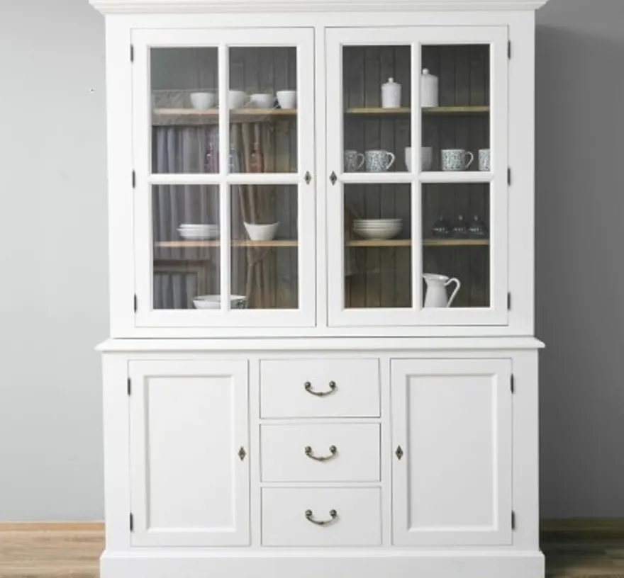 Casa Padrino Sideboard im Landhausstil mit 2 Türen, 179 x 47 x 225 cm