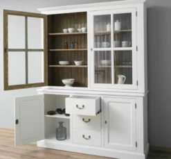 Casa Padrino Sideboard im Landhausstil mit 2 Türen, 179 x 47 x 225 cm