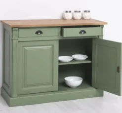 Casa Padrino Sideboard im Landhausstil mit 2 Türen und 2 Schubladen, 116 x 51 x 90 cm