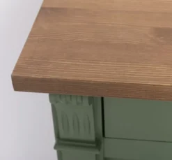 Casa Padrino Sideboard im Landhausstil mit 2 Türen und 2 Schubladen, 116 x 51 x 90 cm