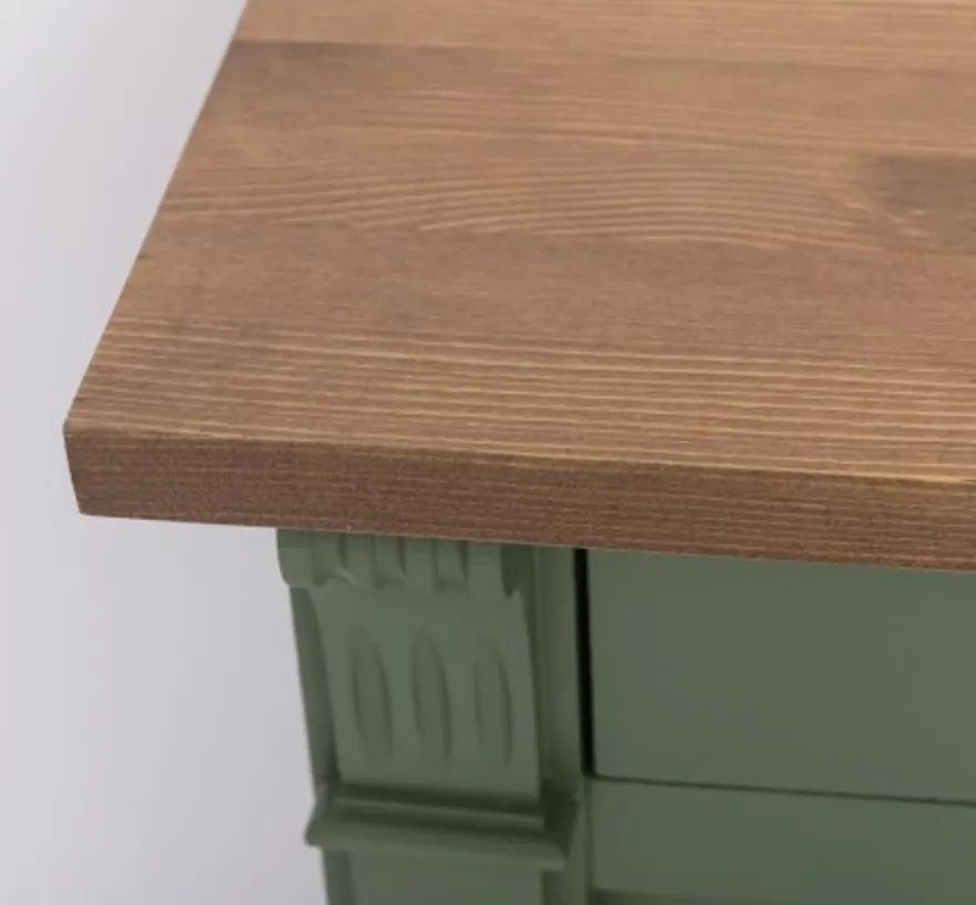 Casa Padrino Sideboard im Landhausstil mit 2 Türen und 2 Schubladen, 116 x 51 x 90 cm