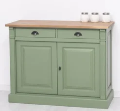 Casa Padrino Sideboard im Landhausstil mit 2 Türen und 2 Schubladen, 116 x 51 x 90 cm
