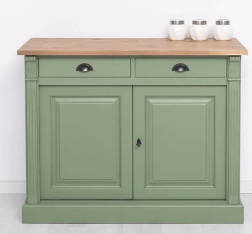 Casa Padrino Sideboard im Landhausstil mit 2 Türen und 2 Schubladen, 116 x 51 x 90 cm