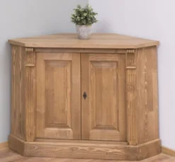 Casa Padrino Sideboard im Landhausstil mit 2 Türen und Eichenholzplatte, 110 x 52 x 78 cm
