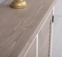 Casa Padrino Sideboard im Landhausstil mit 2 Türen und 3 Schubladen, 158 x 37 x 90 cm