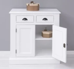 Casa Padrino Sideboard im Landhausstil mit 2 Türen und 2 Schubladen, 90 x 47 x 93 cm