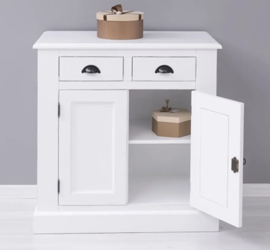 Casa Padrino Sideboard im Landhausstil mit 2 Türen und 2 Schubladen, 90 x 47 x 93 cm