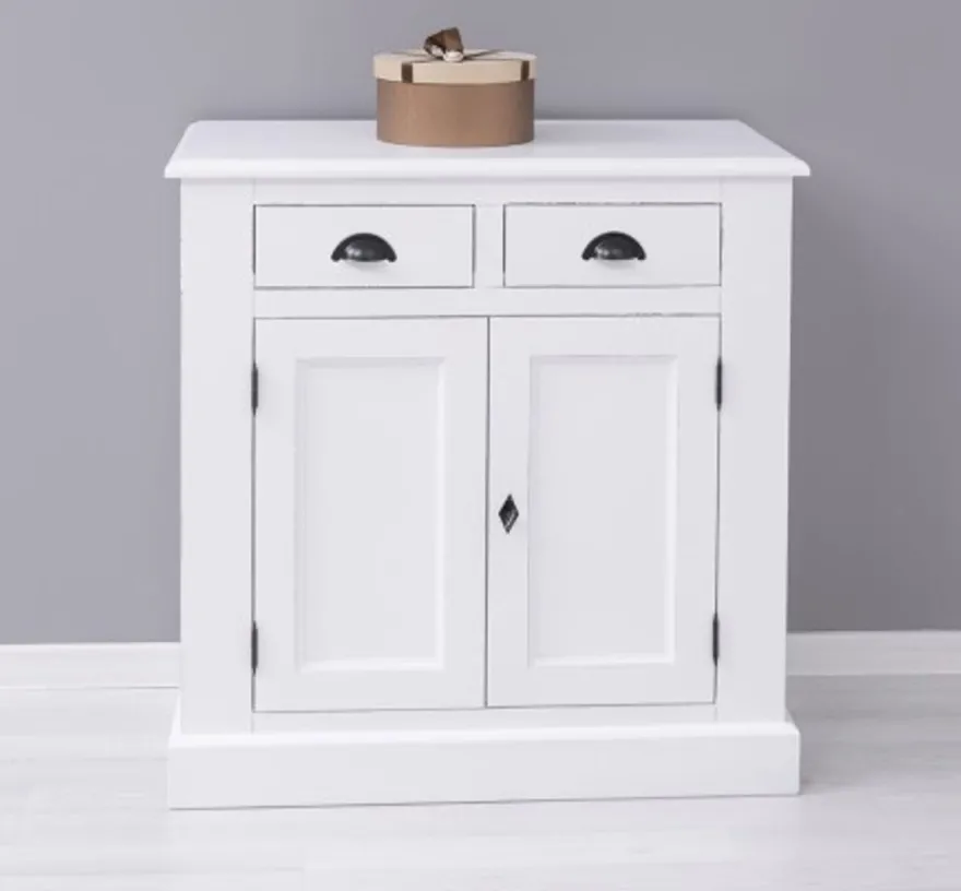 Casa Padrino Sideboard im Landhausstil mit 2 Türen und 2 Schubladen, 90 x 47 x 93 cm
