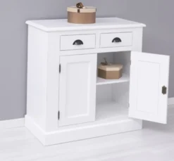 Casa Padrino Sideboard im Landhausstil mit 2 Türen und 2 Schubladen, 90 x 47 x 93 cm